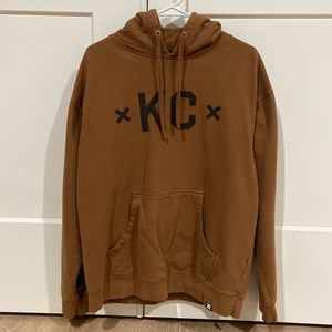 Men’s KC Kansas City Hoodie - Brown